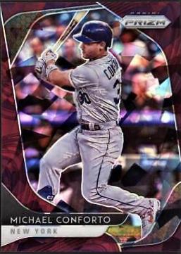 Michael Conforto [Burgundy Cracked Ice Prizm] #178