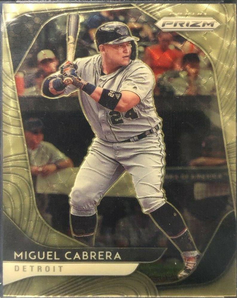 Miguel Cabrera [Gold Prizm] #159