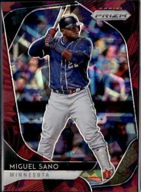 Miguel Sano [Burgundy Cracked Ice Prizm] #109