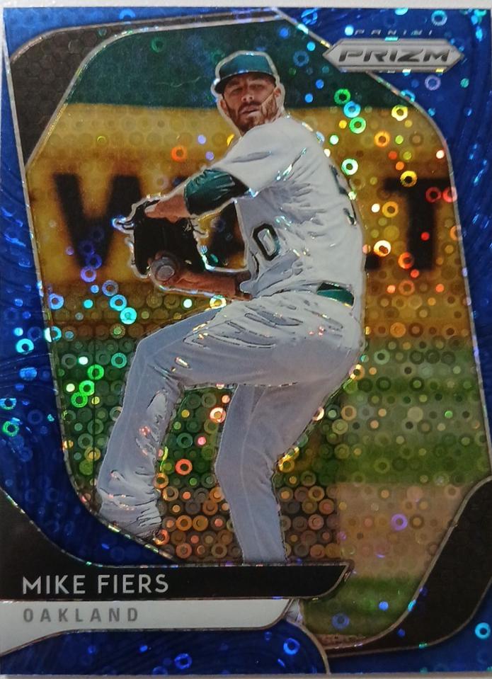 Mike Fiers [Blue Donut Circles Prizm] #219