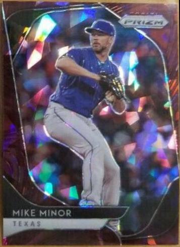 Mike Minor [Burgundy Cracked Ice Prizm] #234