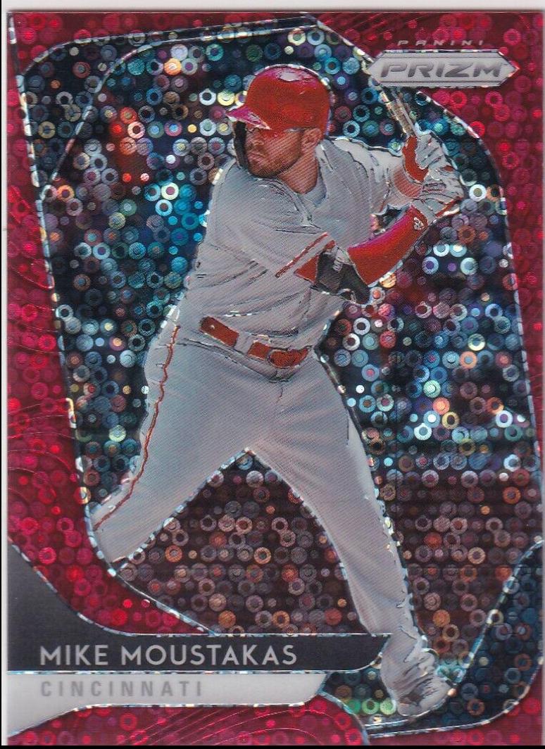 Mike Moustakas [Red Donut Circles Prizm] #23