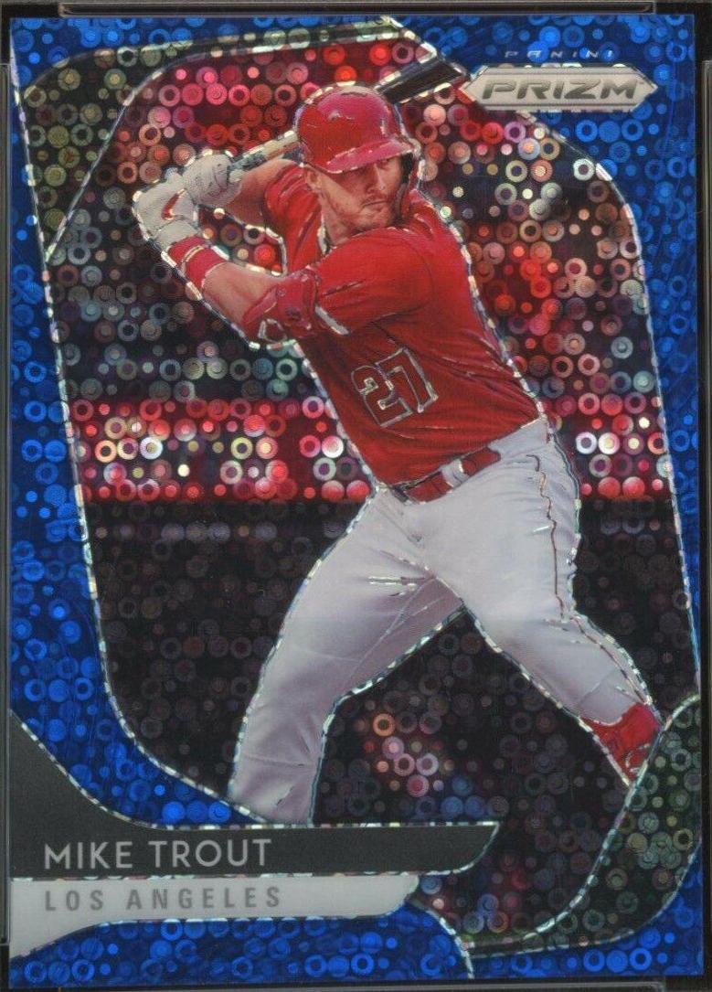 Mike Trout [Blue Donut Circles Prizm] #196