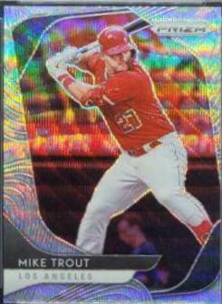 Mike Trout [Blue Wave Prizm] #196