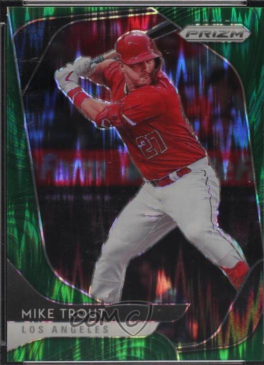 Mike Trout [Forest Green Prizm] #196
