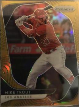 Mike Trout [Gold Prizm] #196
