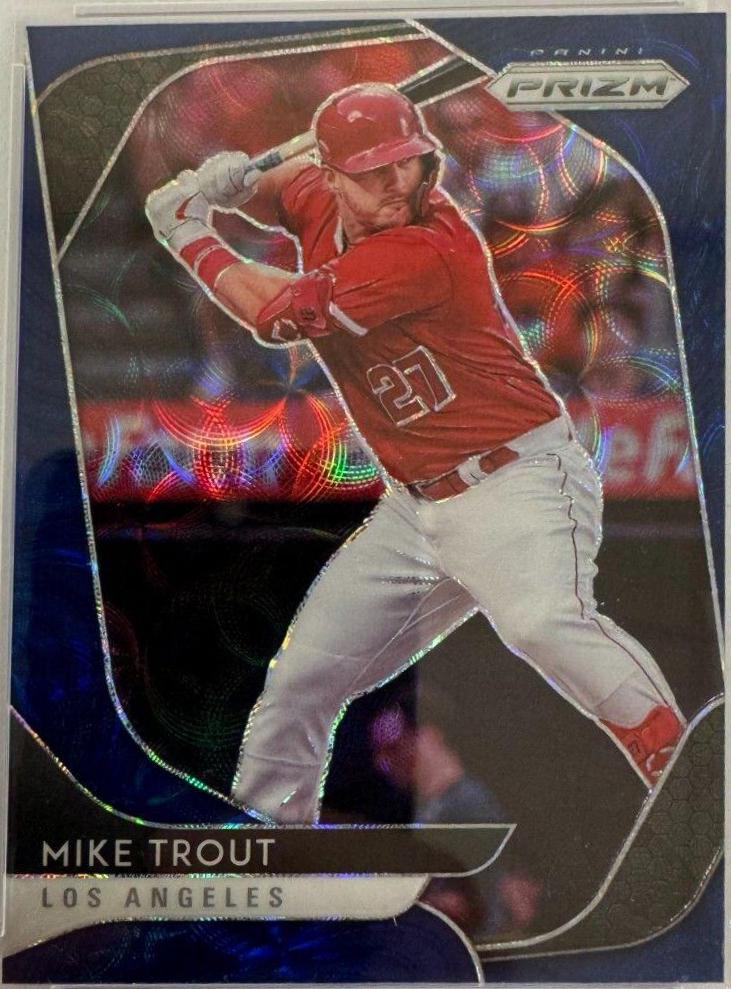 Mike Trout [Navy Blue Kaleidoscope Prizm] #196