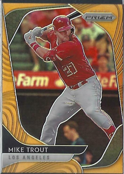 Mike Trout [Neon Orange Prizm] #196