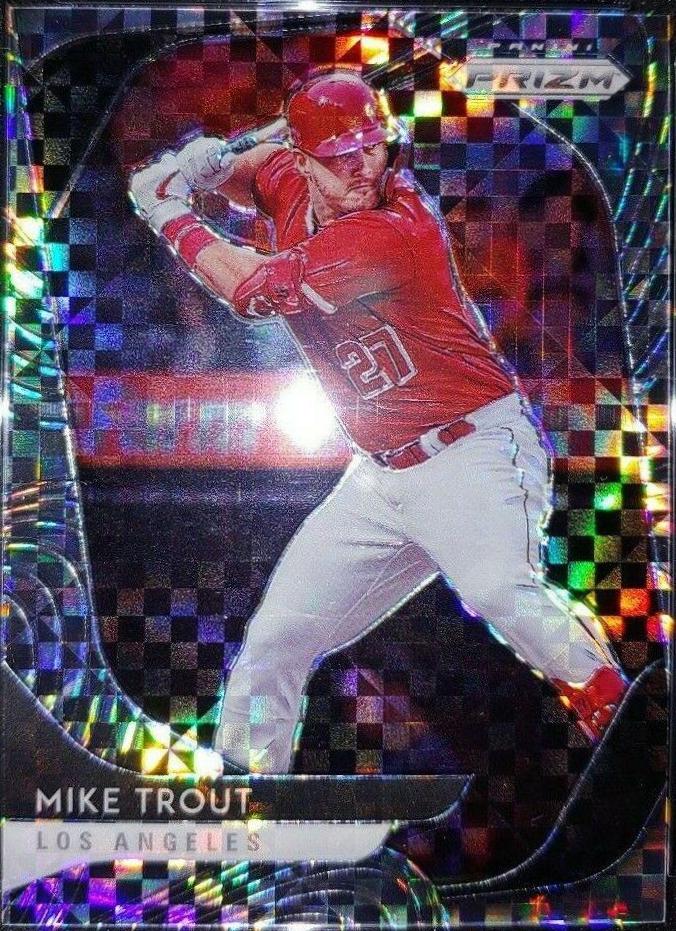 Mike Trout [Power Plaid Prizm] #196