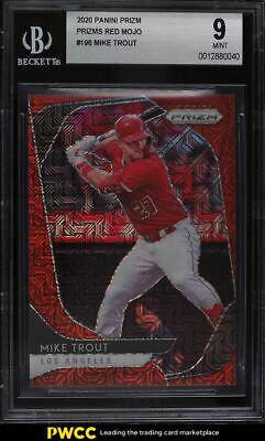 Mike Trout [Red Mojo Prizm] #196