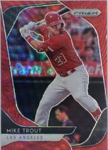 Mike Trout [Red Wave Prizm] #196