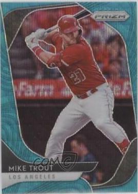 Mike Trout [Teal Wave Prizm] #196