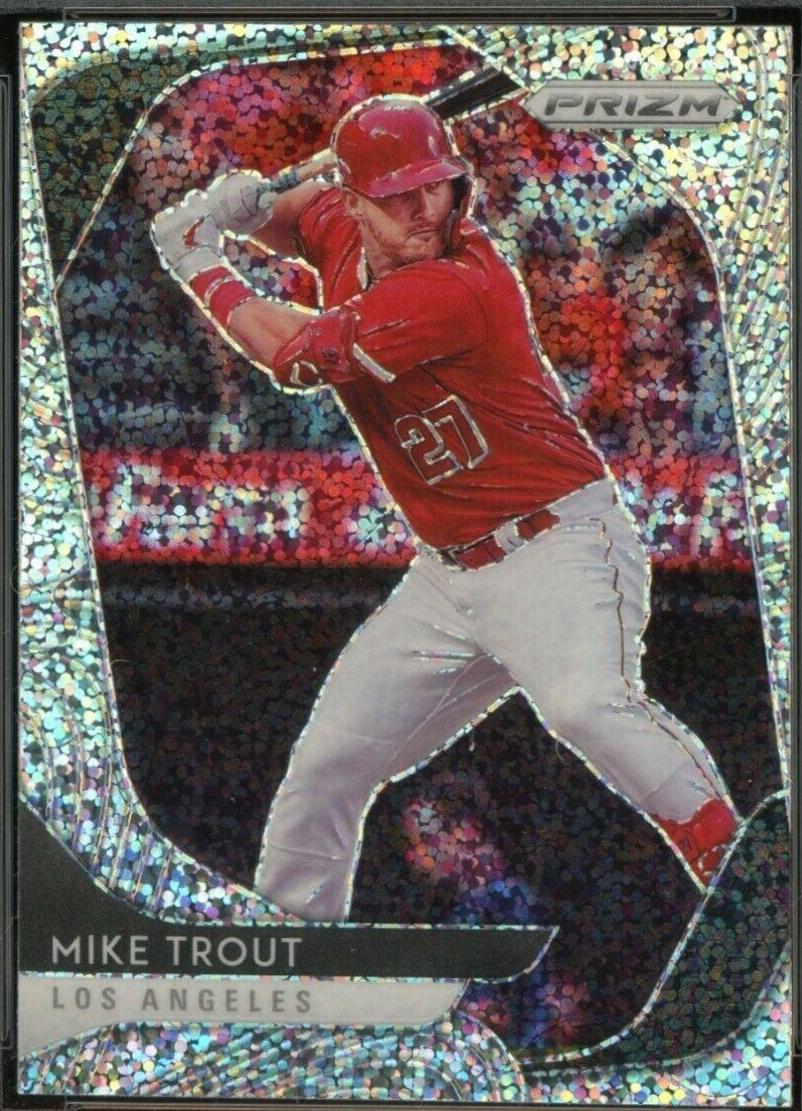 Mike Trout [White Sparkle Prizm] #196