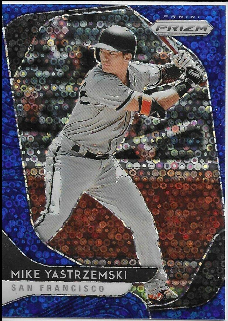 Mike Yastrzemski [Blue Donut Circles Prizm] #223