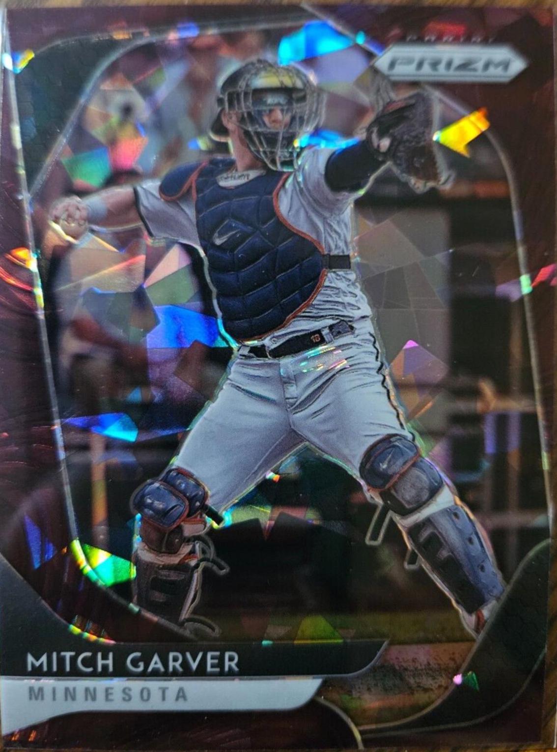 Mitch Garver [Burgundy Cracked Ice Prizm] #115
