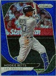 Mookie Betts [Blue Mojo Prizm] #117