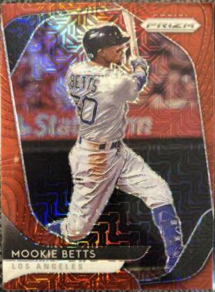 Mookie Betts [Red Mojo Prizm] #117