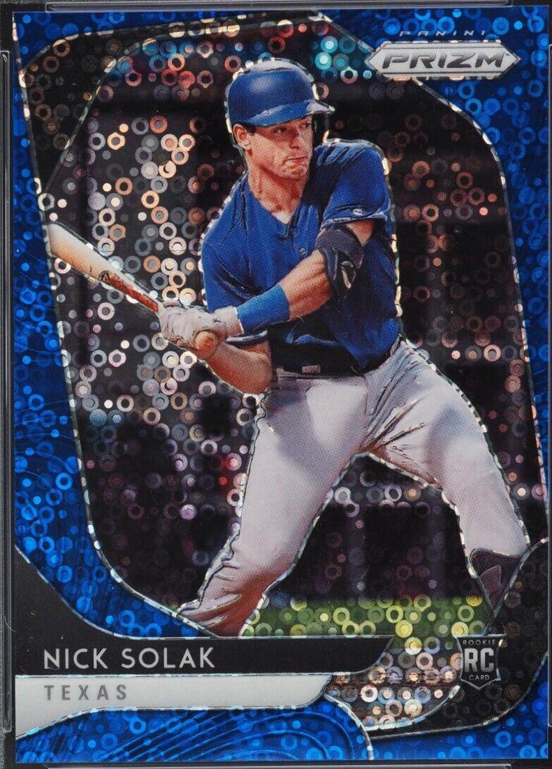Nick Solak [Blue Donut Circles Prizm] #232