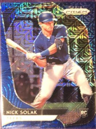 Nick Solak [Blue Mojo Prizm] #232
