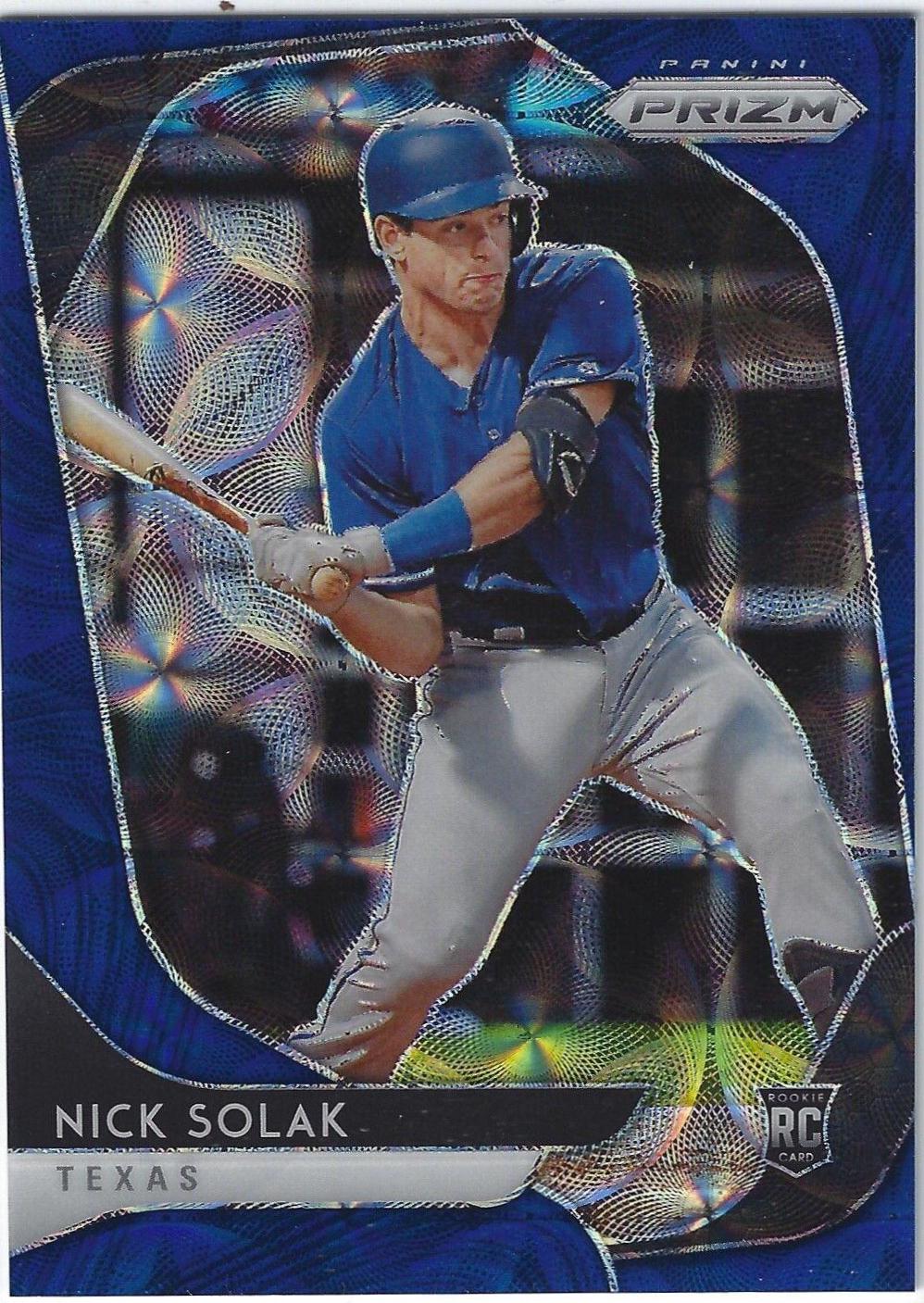 Nick Solak [Navy Blue Kaleidoscope Prizm] #232