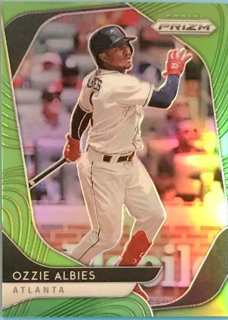 Ozzie Albies [Lime Green Prizm] #231