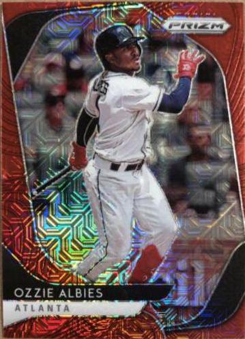 Ozzie Albies [Red Mojo Prizm] #231