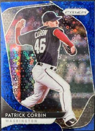 Patrick Corbin [Blue Donut Circles Prizm] #187