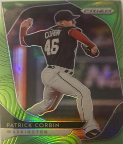 Patrick Corbin [Lime Green Prizm] #187