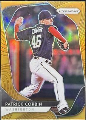 Patrick Corbin [Neon Orange Prizm] #187