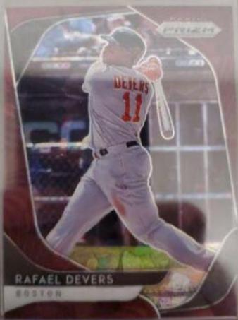 Rafael Devers [Burgundy Cracked Ice Prizm] #173