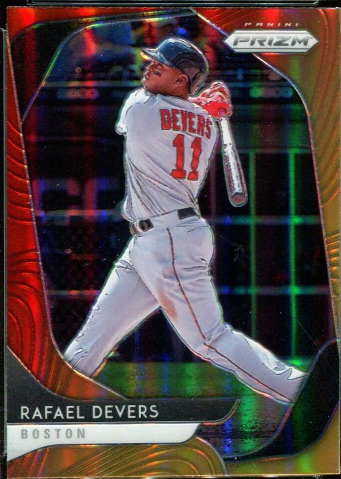 Rafael Devers [Red Orange Prizm] #173