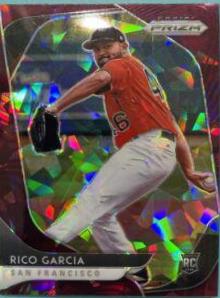 Rico Garcia [Burgundy Cracked Ice Prizm] #156