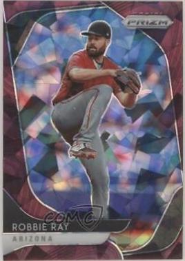 Robbie Ray [Burgundy Cracked Ice Prizm] #227