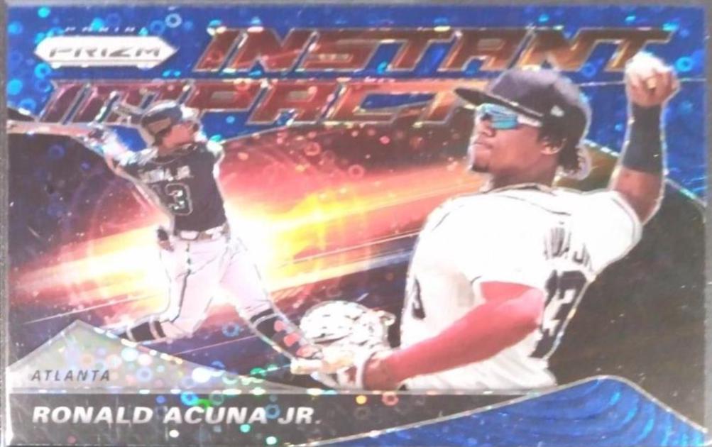 Ronald Acuna Jr. [Blue Donut Circles Prizm] #184
