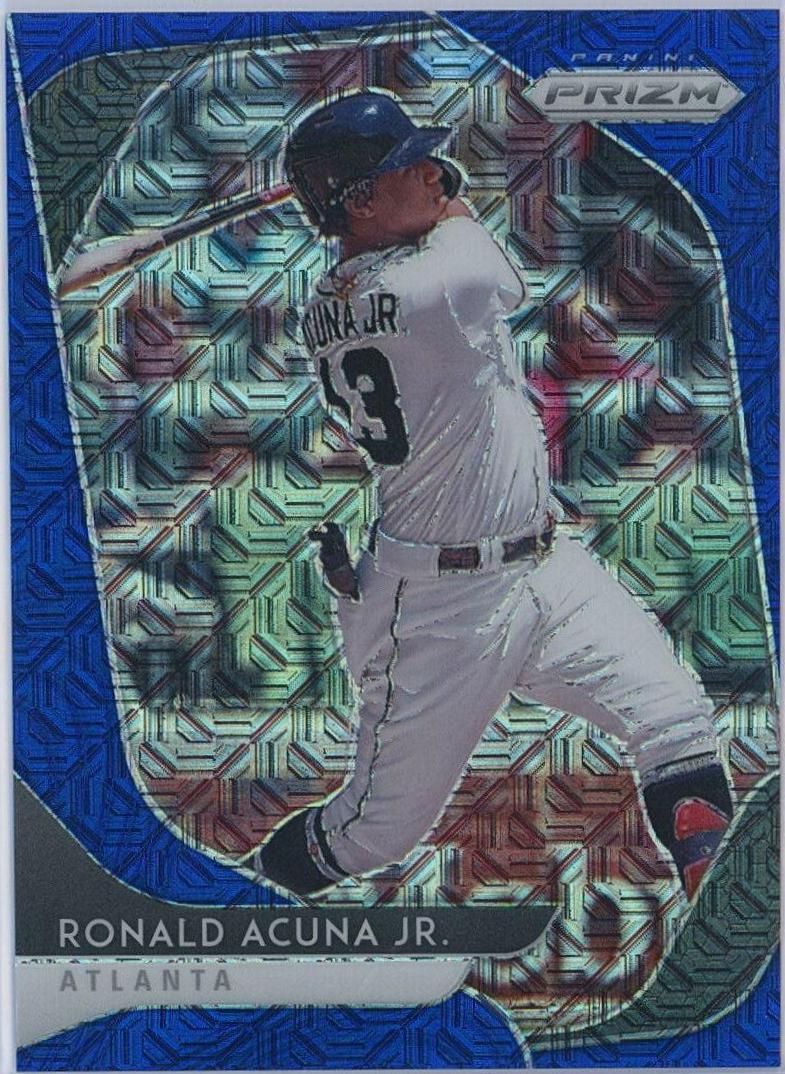 Ronald Acuna Jr. [Blue Mojo Prizm] #184