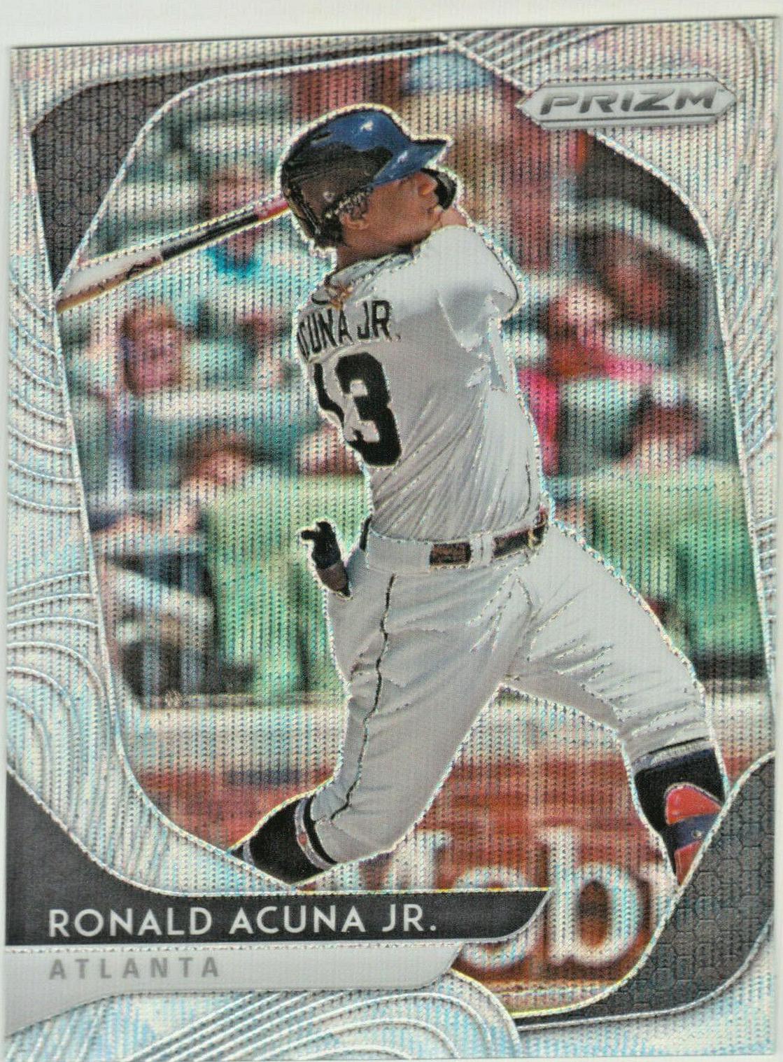 Ronald Acuna Jr. [Blue Wave Prizm] #184