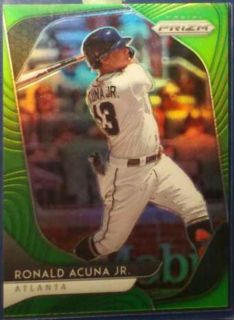 Ronald Acuna Jr. [Lime Green Prizm] #184