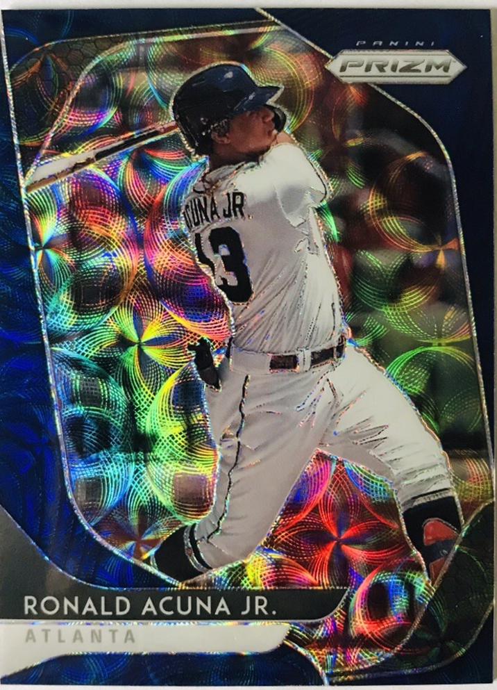 Ronald Acuna Jr. [Navy Blue Kaleidoscope Prizm] #184