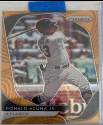 Ronald Acuna Jr. [Neon Orange Prizm] #184