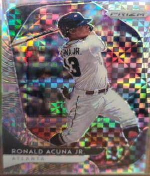 Ronald Acuna Jr. [Power Plaid Prizm] #184
