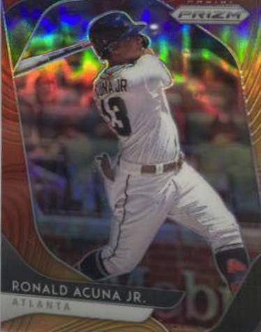 Ronald Acuna Jr. [Red Orange Prizm] #184