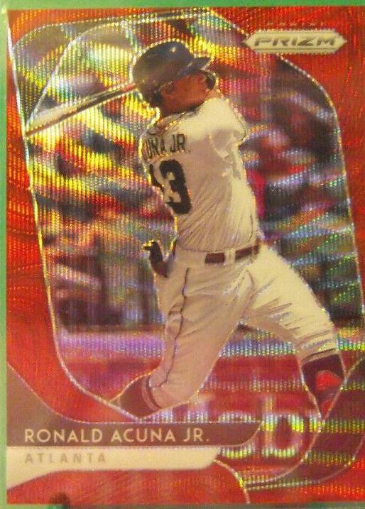 Ronald Acuna Jr. [Red Wave Prizm] #184