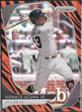 Ronald Acuna Jr. [Tiger Stripe Prizm] #184