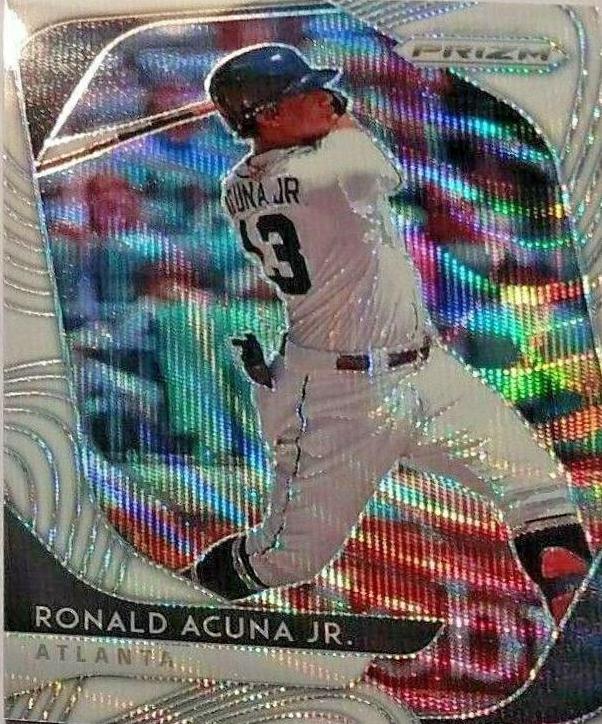Ronald Acuna Jr. [White Wave Prizm] #184