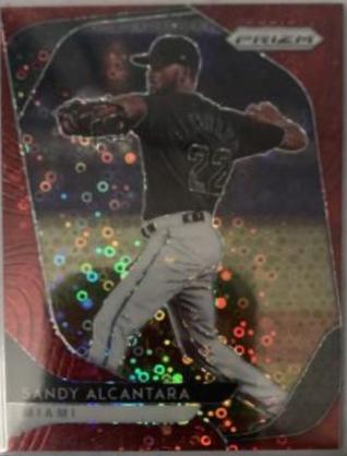 Sandy Alcantara [Red Donut Circles Prizm] #133