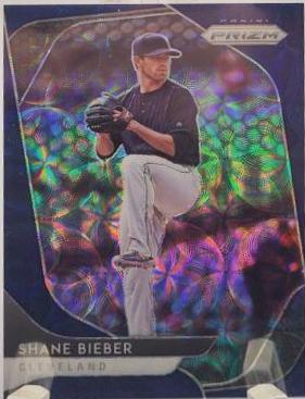 Shane Bieber [Navy Blue Kaleidoscope Prizm] #36