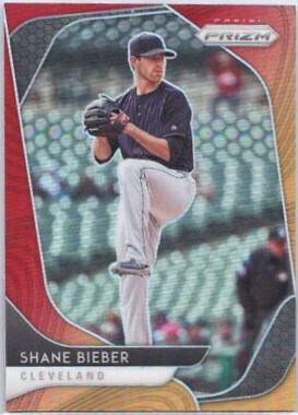 Shane Bieber [Red Orange Prizm] #36