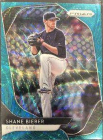 Shane Bieber [Teal Wave Prizm] #36