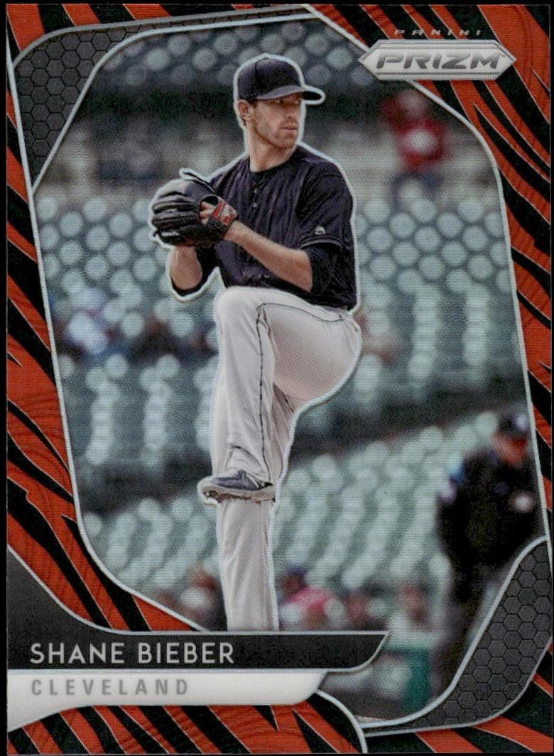 Shane Bieber [Tiger Stripe Prizm] #36