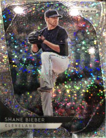 Shane Bieber [White Sparkle Prizm] #36